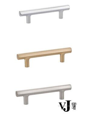 Emtek Mod Hex Bar Urban Modern Collection Cabinet Pull